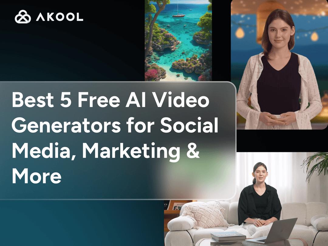 Best 5 Free AI Video Generators for Social Media Marketing More
